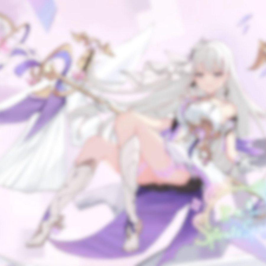 Digital Wallpaper Vtuber SpiraleSpade as Elysia Honkai Impact 3rd 1920 x 1080 px