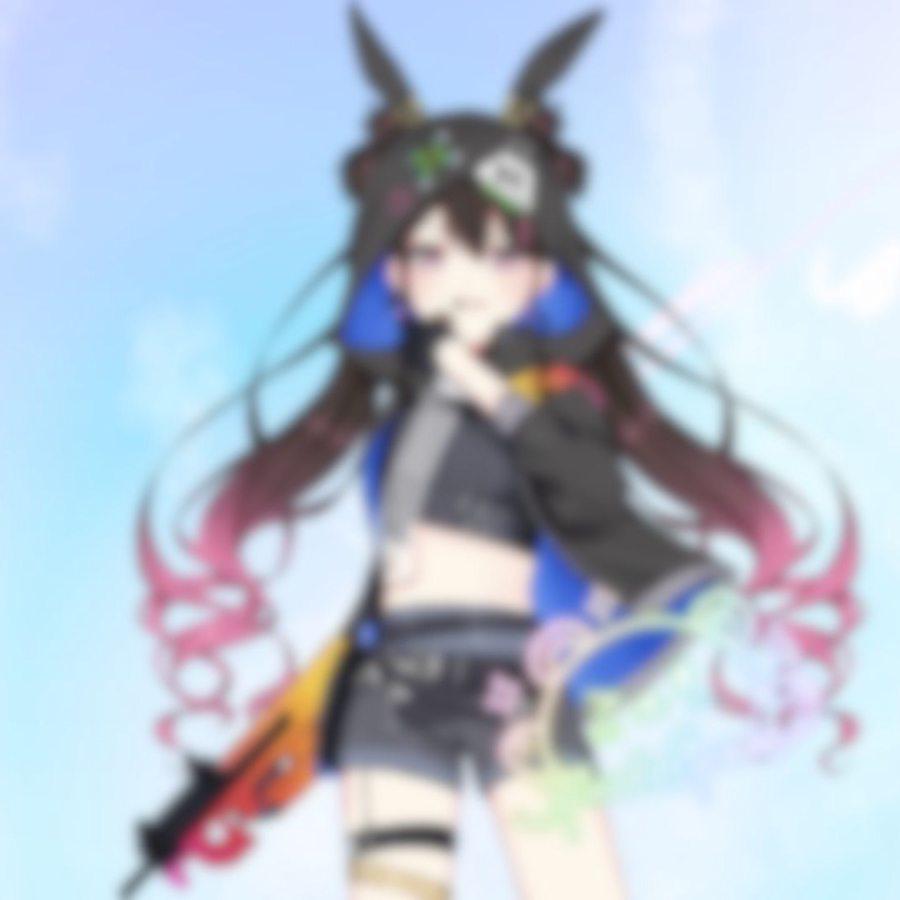 Digital Wallpaper Vtuber SpiraleSpade as Haxor Bunny Honkai Impact 3rd 1920 x 1080 px